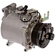 2005 Mitsubishi Outlander - 4-Piece Kit A/C Compressor, 6 Groove; Oring Seal Kit 1321298; 6511500; Front Exp Valve 311358; Condenser 727C; Mr958858, With Clutch, 6-Groove Pulley, 2.4L 4Cyl