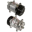 9646475 A/C Compressor, With Clutch, 2-Groove Pulley, 2.0L, 4Cyl