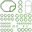 2009 Honda CR-V - 4-Piece Kit A/C Compressor, O-Ring Seal Kit 1321278, 6513243, Acum/Drier 1411792, 7 Groove, Piston Replacement For 6512639 Trse09, With Clutch, 7-Groove Pulley, 2.4L 4Cyl