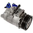 2012 Audi Q5 - 5-Piece Kit A/C Compressor, Oring Seal Kit 1321357; Condenser 388C; Acum/ Drier 1411885; Front Exp Valve 3411571; 512431; 7 Groove; 7Seu17C, With Clutch, 7-Groove Pulley, 3.2L 6Cyl