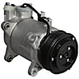 9648461A A/C Compressor, With Clutch, 6-Groove Pulley, 1.6L, 4Cyl