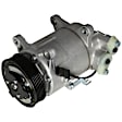 9648463A A/C Compressor, With Clutch, 6-Groove Pulley, 1.6L, 4Cyl