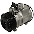 9741312 A/C Compressor, With Clutch, 6-Groove Pulley