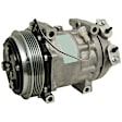 9741463A A/C Compressor, With Clutch, 5-Groove Pulley, 2.5L, 6Cyl
