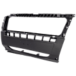 Front, Center Textured Gray Bumper Cover, CAPA Certified