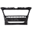 Front, Center Textured Gray Bumper Cover, CAPA Certified