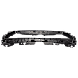 Front, Center Textured Gray Bumper Cover, CAPA Certified
