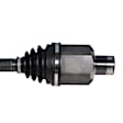 2020 Ram 1500 - Front, Driver or Passenger Side Axle Assembly, 4WD; With Standard Suspension, 4WD, 3.6L 6Cyl