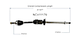 NCV11179 Front, Passenger Side Axle Assembly - New Sold Individually, 3.5L, 6Cyl