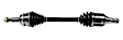 NCV69453 Front, Driver Side Axle Assembly - Sold Individually