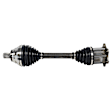 2015 Volkswagen Passat - Front, Driver Side Axle Assembly, Automatic Dual Clutch Transmission, 2.0L 4Cyl Automatic Dual Clutch