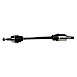 2013 Dodge Durango - Rear, Driver or Passenger Side Axle Assembly, AWD; With 7.68 Ring Gear, AWD, 5.7L 8Cyl