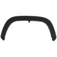 Rear, Driver Side Fender Trim, Textured Black, CAPA CERTIFIED
