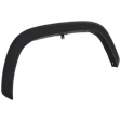 Rear, Driver Side Fender Trim, Textured Black, CAPA CERTIFIED
