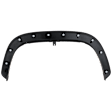 Rear, Driver Side Fender Trim, Textured Black, CAPA CERTIFIED