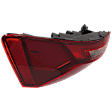 Driver Side, Outer Tail Light, with Bulb, LED, Clear and Red Lens, CAPA CERTIFIED