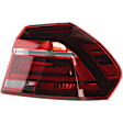 Passenger Side, Outer LED Tail Light, With bulb(s), OE Replacement, CAPA Certified