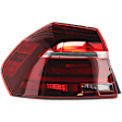 Driver Side, Outer LED Tail Light, With bulb(s), OE Replacement, CAPA Certified