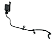 06H-133-583 F Genuine Audi, Volkswagen Intake Manifold Flap Valve Hose - Genuine 06H133583F