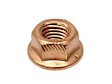 11-62-1-711-954 Genuine BMW Genuine XL 11621711954 Copper Lock Nut (8 mm) for Exhaust - Replaces OE Number 18-30-7-620-549