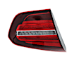 1569060101 Driver Side, Inner LED Tail Light, With bulb(s), Red & Clear Lens, Chrome Interior, Genuine Mercedes Benz