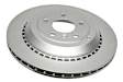 2007 Mercedes Benz ML350 - Rear, Driver or Passenger Side Brake Disc, Vented, 330 mm, AWD,  For cars with Sport Brake System (Code U29), Genuine Mercedes Benz
