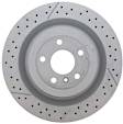 Genuine Mercedes Benz Brake Disc (Vented and Cross Drilled) (345 X 26 mm) - Replaces OE Number 166-423-05-12