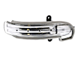 2006 Mercedes Benz C350 - Front, Passenger Side Turn Signal Light, Without bulb(s), Door Mirror Turn Signal Light - With LED Clear Bulbs, Genuine Mercedes Benz