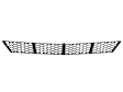 Genuine Mercedes Benz Bumper Cover Grille - Replaces OE Number 211-885-01-22
