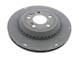 222-423-10-00 Rear, Driver or Passenger Side Brake Disc, Plain Surface