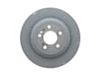 222-423-10-00 Rear, Driver or Passenger Side Brake Disc, Plain Surface