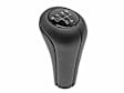 Genuine BMW Shift Knob Leather with 5-Speed Emblem (Push on Type) - Replaces OE Number 25-11-7-500-299