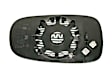 2007 Saab 9-3 - Mirror Glass Driver Side, Door Mirror Glass (Flat), Genuine Saab