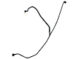 4475010125 Genuine Mercedes Benz Coolant Breather Pipe