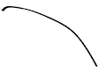 Genuine BMW Roof Ledge Moulding (Flat Black) - Replaces OE Number 51-13-7-117-244