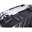 51-13-8-402-645 Driver Side Grille Shell and Insert, Silver