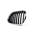 51-13-8-402-645 Driver Side Grille Shell and Insert, Silver