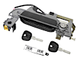 Genuine BMW Outside Door Handle Assembly with Key (Black) - Replaces OE Number 51-21-8-401-623