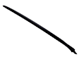 Genuine BMW Windshield Moulding (Drip Moulding) - Replaces OE Number 51-31-7-258-187