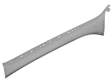 Genuine BMW A Pillar Trim Panel (Light Gray) - Replaces OE Number 51-43-8-268-195