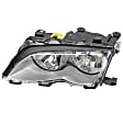 63127165785 Driver Side Halogen Headlight, With bulb(s), OE Replacement, Genuine BMW