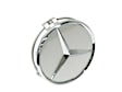 Genuine Mercedes Benz Center Hub Cap for Alloy Wheel (Burnished Silver Plastic) - Replaces OE Number 6-6-47-0202