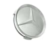 Genuine Mercedes Benz Center Hub Cap for Alloy Wheel (75 mm Gray Painted Plastic) - Replaces OE Number 6-6-47-0203