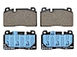8R0-698-151 L Front OE Replacement Brake Pad Set