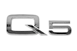 Genuine Audi Emblem Q5 Hatch Inscription (Chrome) - Replaces OE Number 8R0-853-741 2ZZ