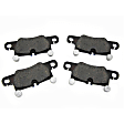 9Y0698451AB Rear Brake Pad Set