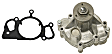 Genuine Jaguar, Land Rover Water Pump - Replaces OE Numbers: AJ88912, 4575902