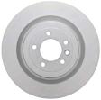 LR033303 Rear, Driver or Passenger Side Brake Disc, Plain Surface, AWD