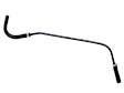 Genuine Jaguar Water Hose Expansion Tank Bleeder Hose - Replaces OE Number MJA4560BE
