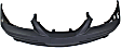 Front Primed Bumper Cover, Hatchback/Sedan, With Fog Light Holes